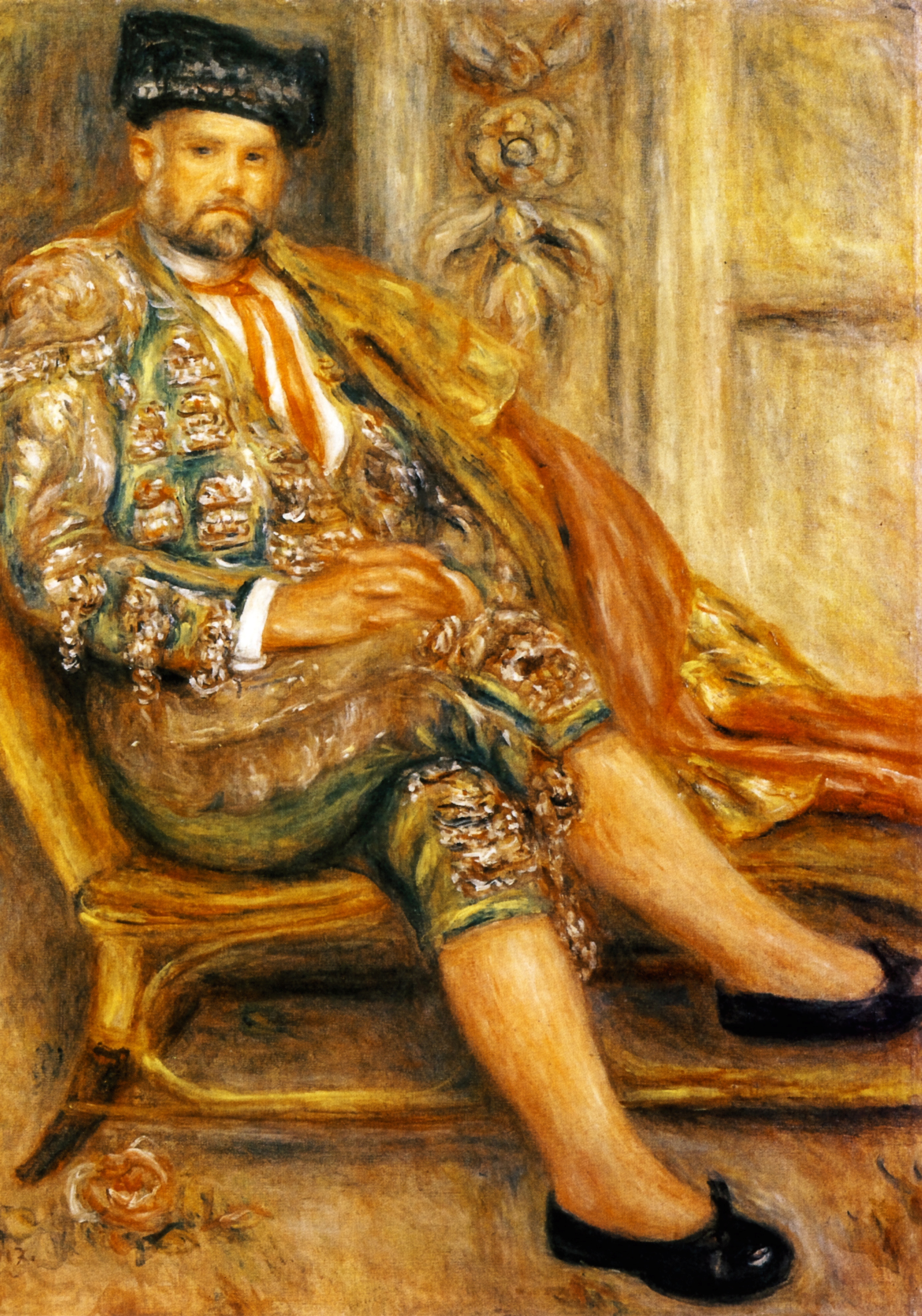 Ambroise Vollard Portrait - Pierre-Auguste Renoir painting on canvas